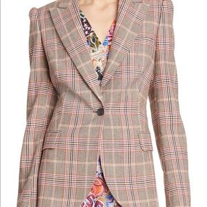 NWOT Zendaya x Tommy Plaid Blazer
